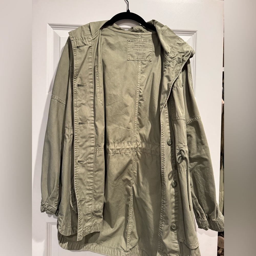 American eagle green bomber Jacket